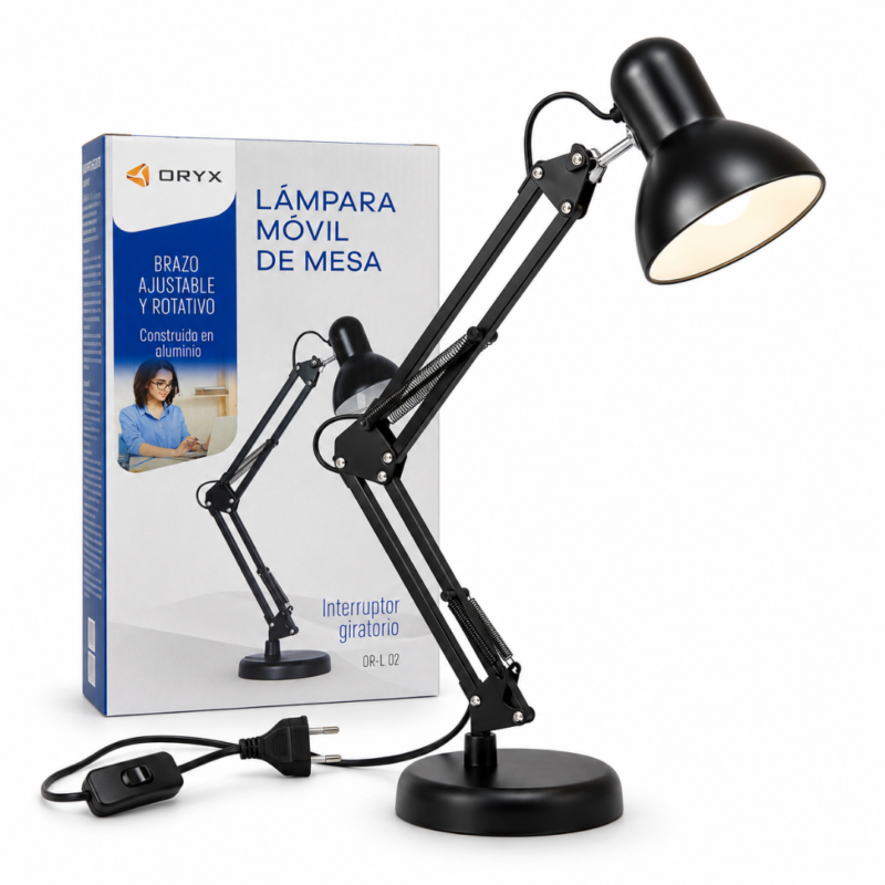 Lampara Movil De Mesa Oryx Or-l02