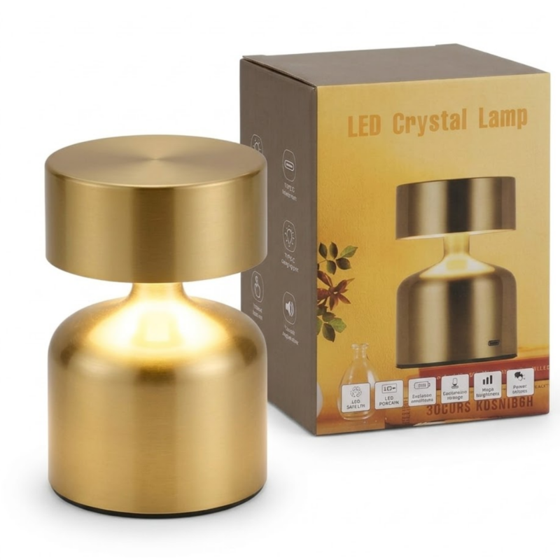 Lampara Led Touch Crystal Lamp 4383a