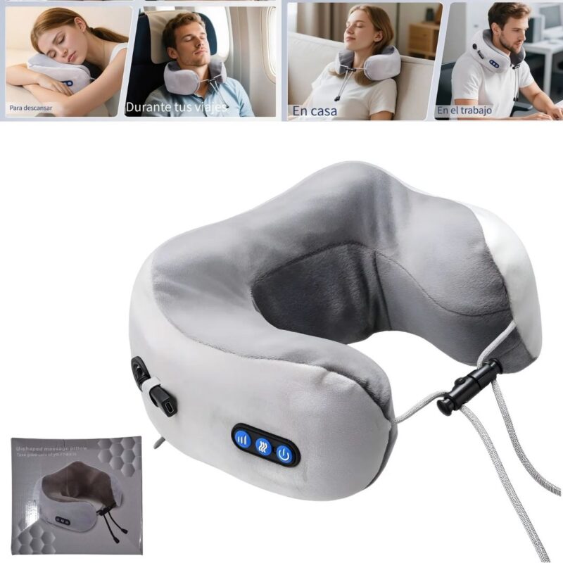 Almohada Masajeadora Recargable A-706