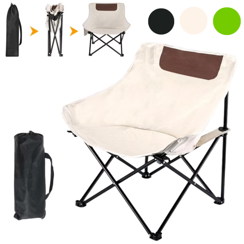 Silla Plegable con Bolsillo lateral y Estuche Portátil B263766