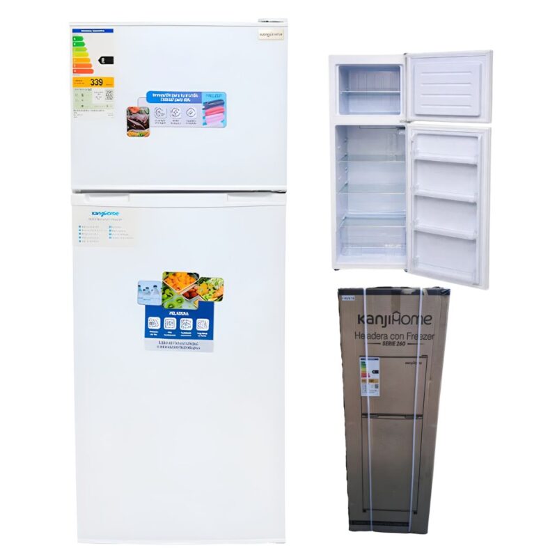 Heladera Con Freezer Kanji 260 Kjh-hd260-w